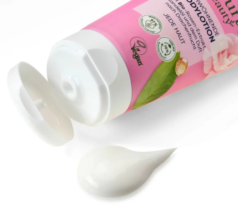 Body Lotion Natural Beauty Rose & Dragon Fruit, 200 ml - Image 2