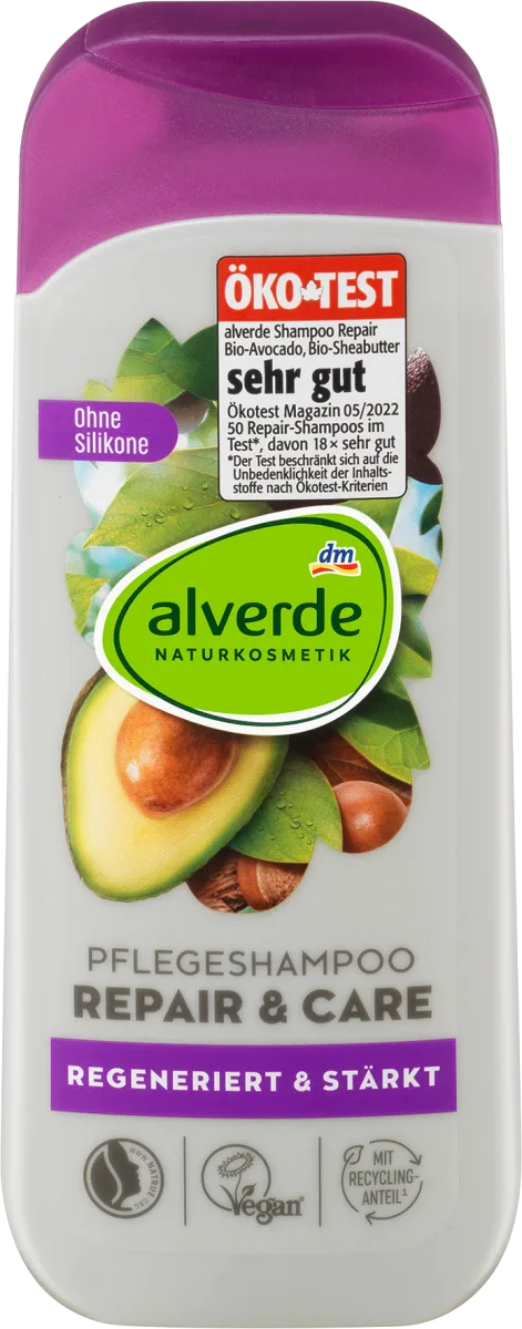 Shampoo Repair Organic Avocado, Organic Shea Butter, 200 ml