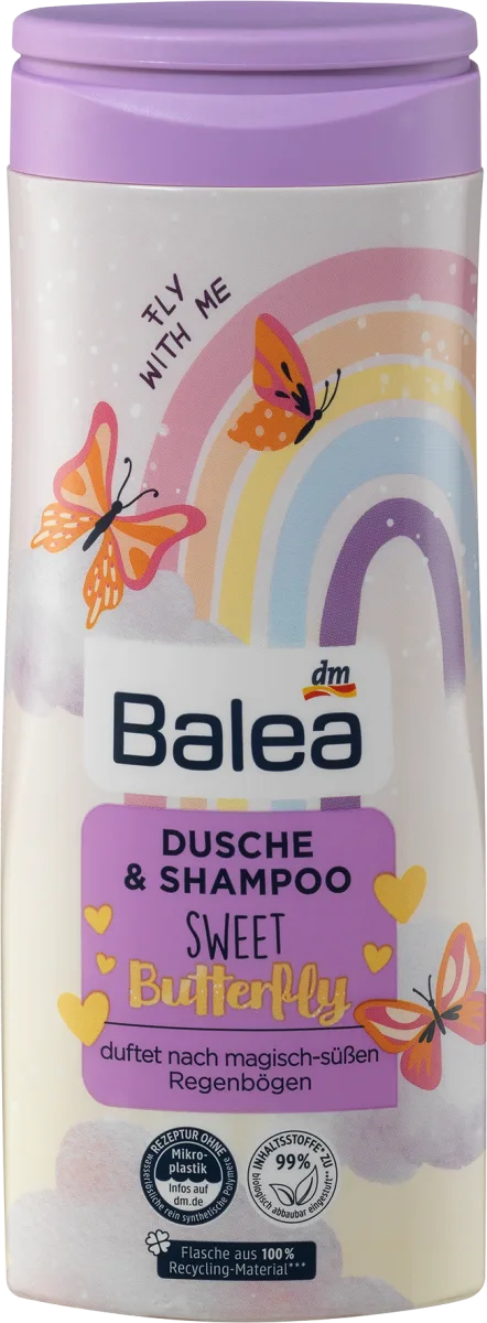 Children's Shower & Shampoo Sweet Butterfly, 300 ml