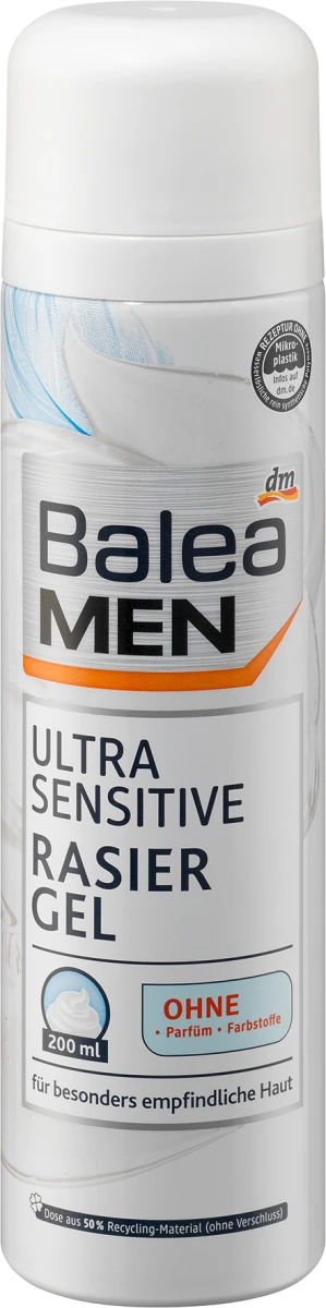 Shaving gel Ultra Sensitive, 200 ml