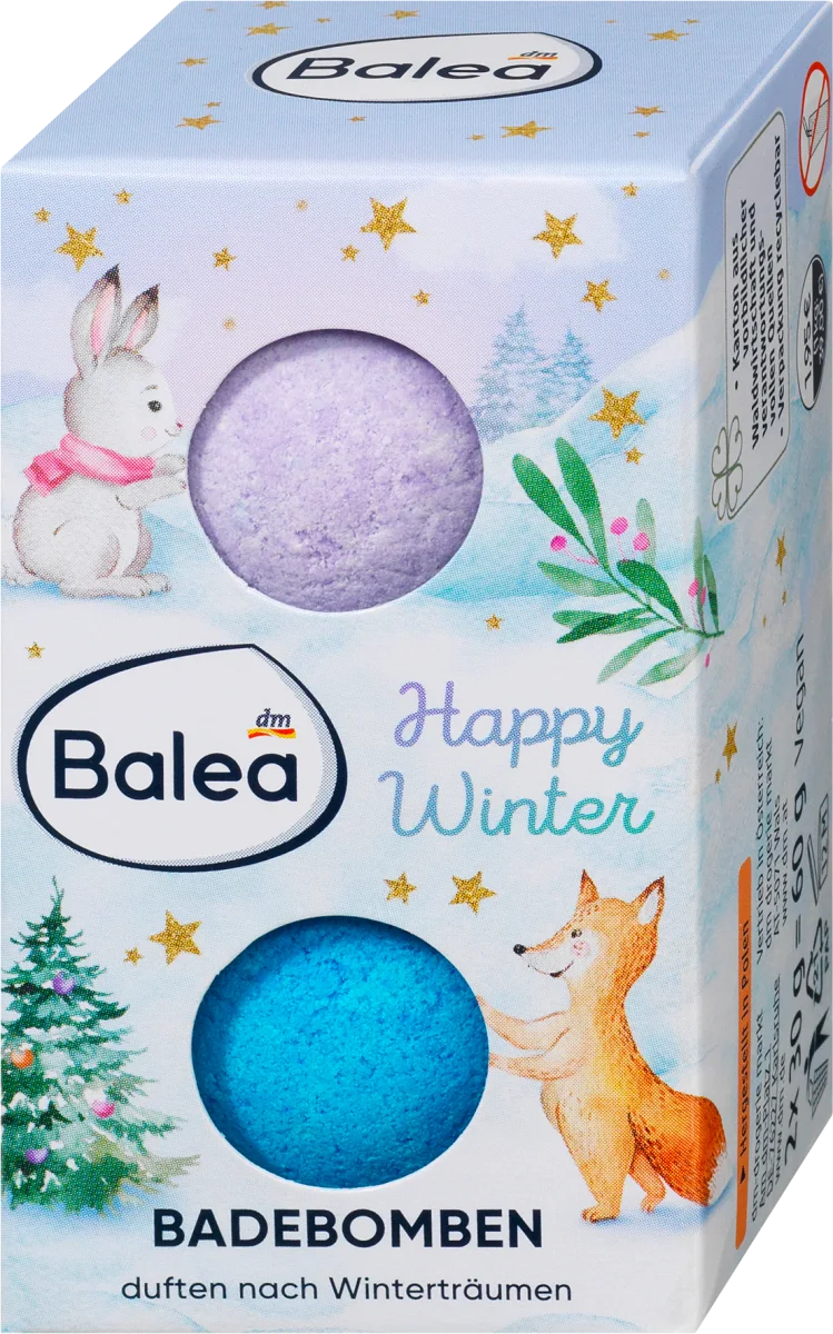 Bath Bombs Duo Happy Winter 2pcs