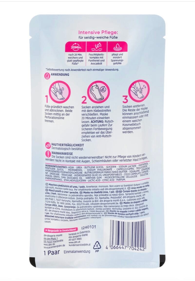 Foot Mask Socks Urea (1 Pair), 2 Pieces - Image 2